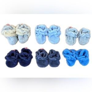 Zutano 6M Booties (6 fleece + 1 cotton)